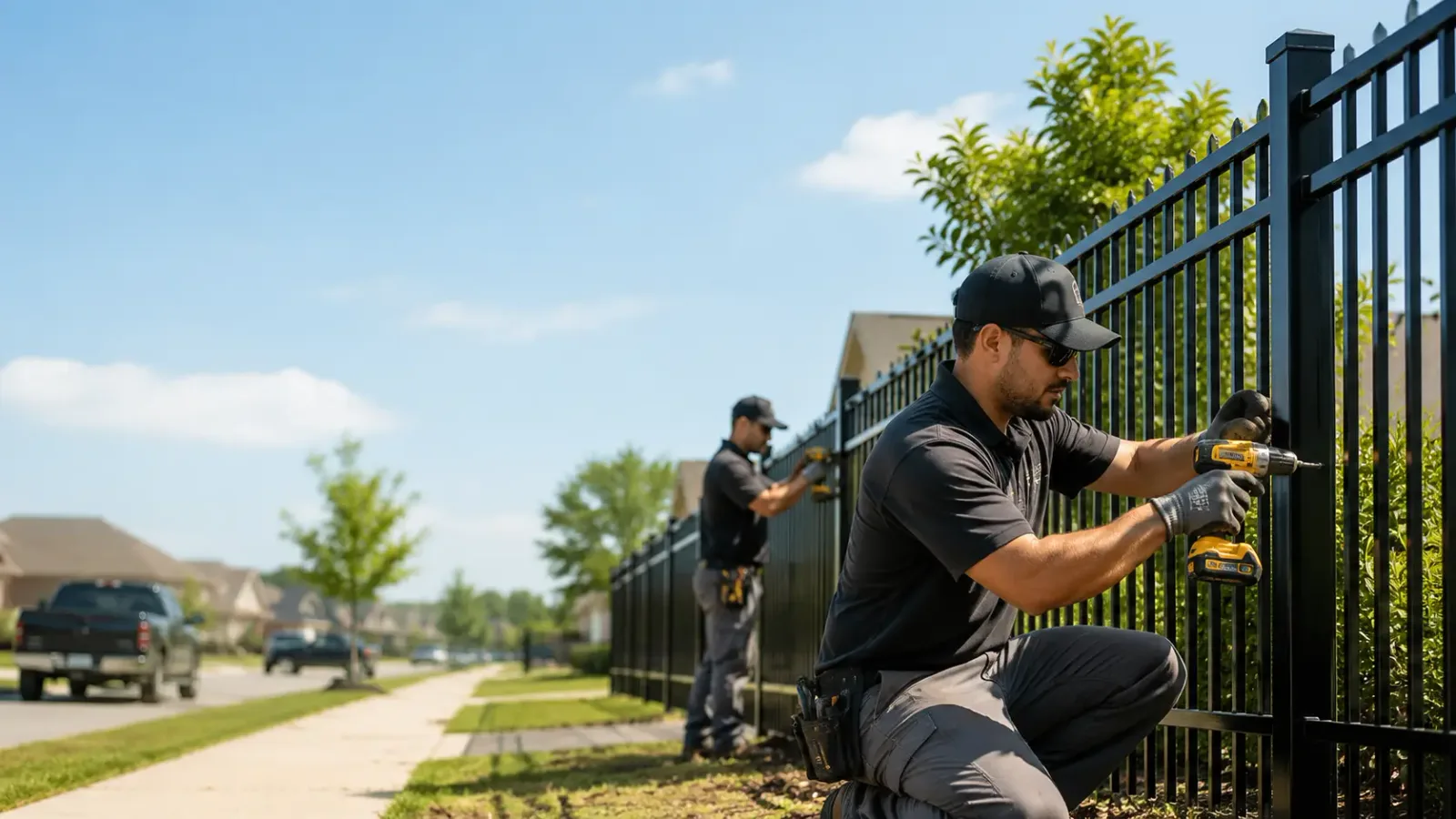 Metal Fence Installation in Arlington, OH